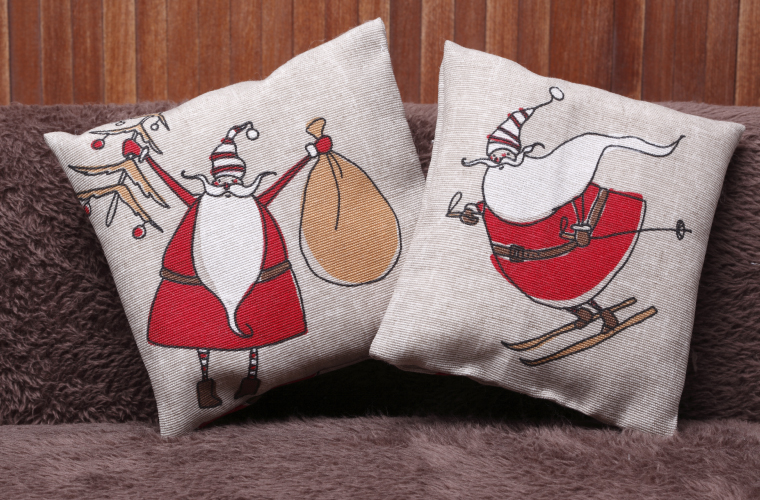 Almofadas decorativas para o natal